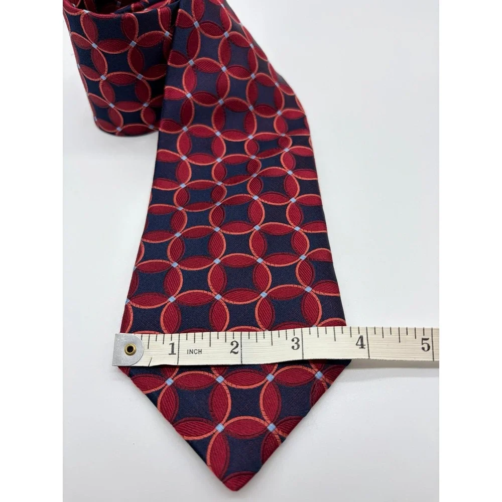 Daniel Cremieux, Signature Collection, 100%Silk, Geometric Circle, Made USA